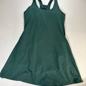 Athletic Green Sleeveless Dress
